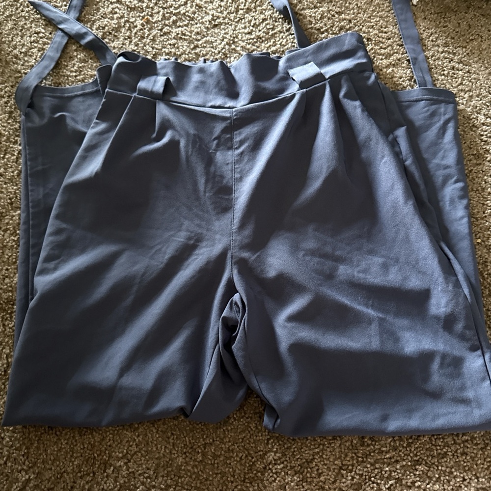 Stylish Gray Overalls